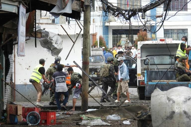 Philippines: au moins 14 morts dans un double attentat dans une ville au sud sud-ouest du pays
