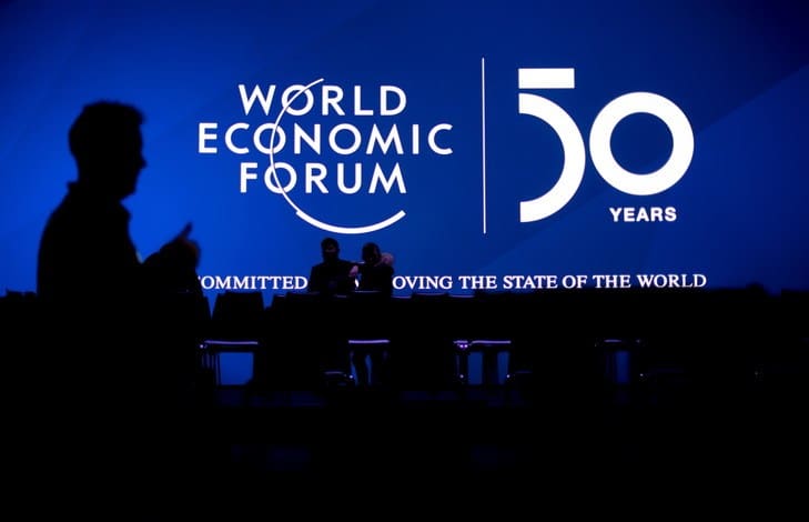 La réunion annuelle du Forum économique mondial de Davos, reportée
