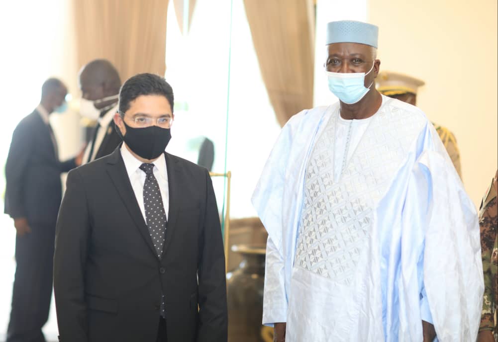 Le ministre des affaires étrangères, Nasser Bourita, en visite au Mali
