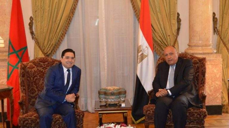 Le chef de la diplomatie marocaine examine avec son homologue égyptien le dossier libyen
