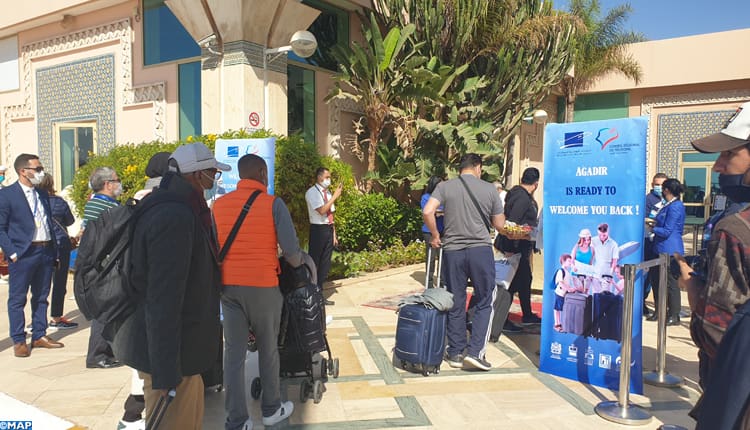 Agadir : un premier groupe de touristes britanniques est arrivé