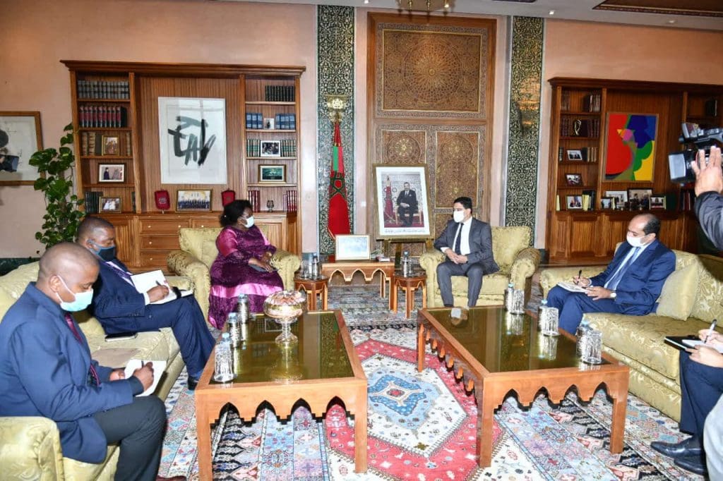 Nasser Bourita reçoit la ministre des Affaires étrangères et de la Coopération internationale d’Eswatini