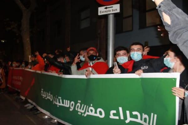 Les Marocains d’Espagne manifestent contre les agissements des séparatistes