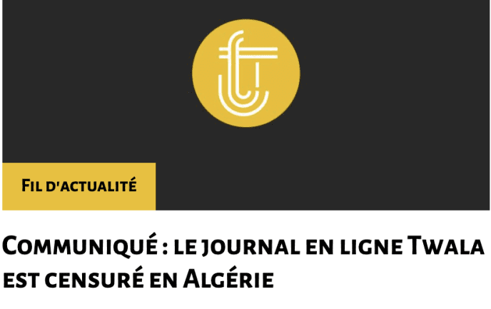 En Algérie, le régime continue sa croisade contre les médias en ligne