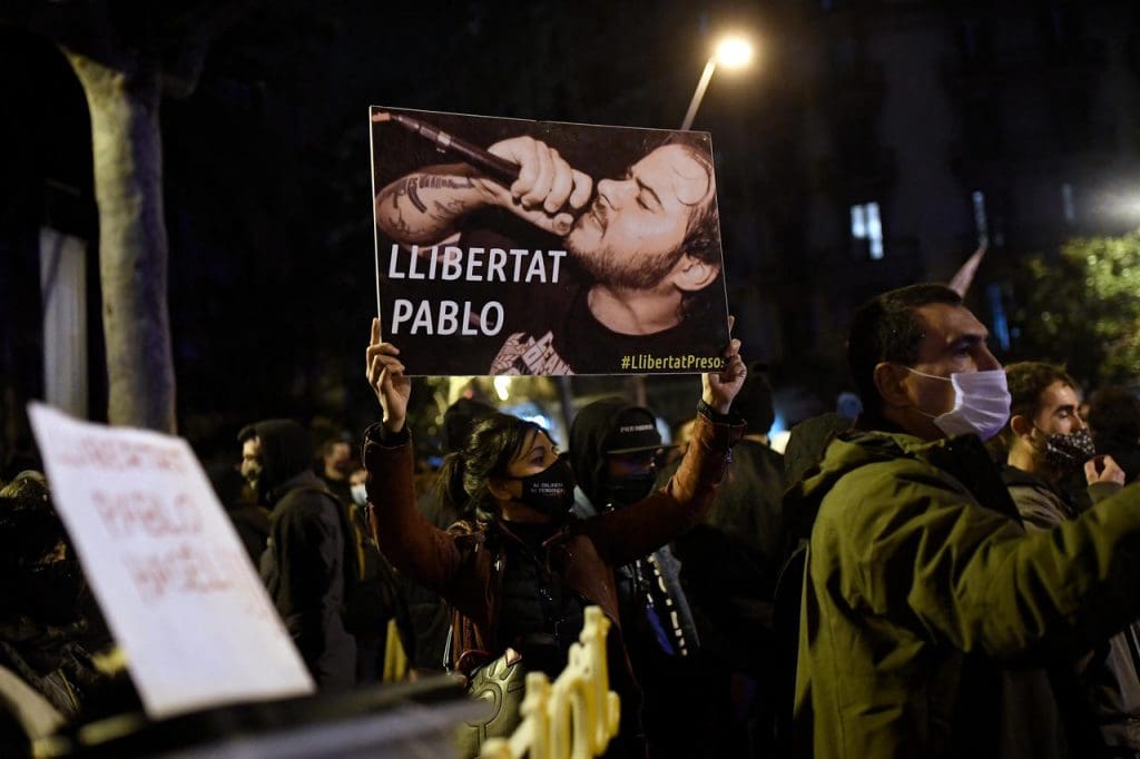 Rappeur emprisonné : septième nuit de manifestation à Barcelone