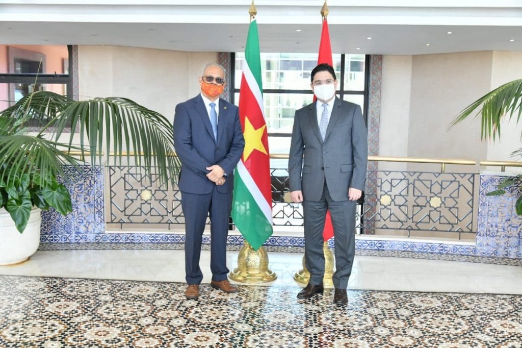 Nasser Bourita reçoit le ministre des Affaires étrangères du Suriname