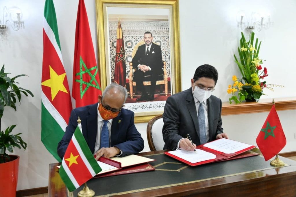 Signature d’une feuille de route de coopération entre le Maroc et le Suriname