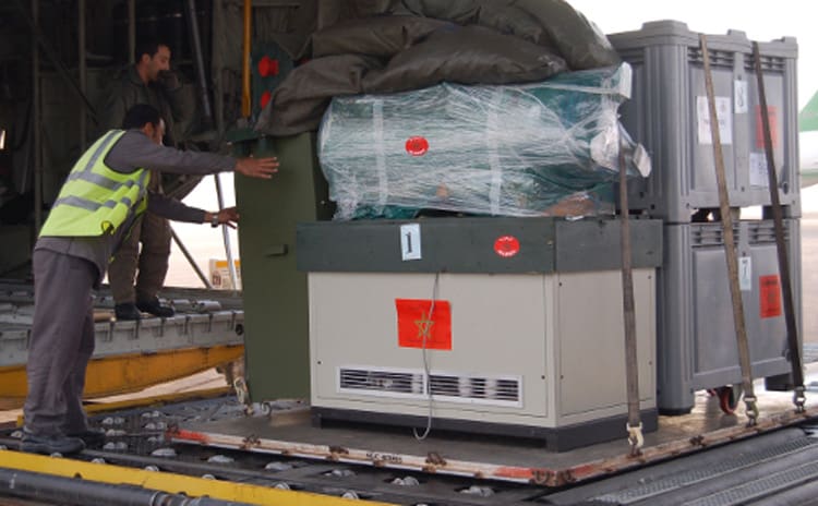 Arrivée en Jordanie du premier lot de l’aide humanitaire d’urgence destinée aux Palestiniens