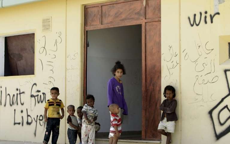 À Tripoli, l’ancienne caserne fortifiée de Kadhafi investie par des dizaines de familles