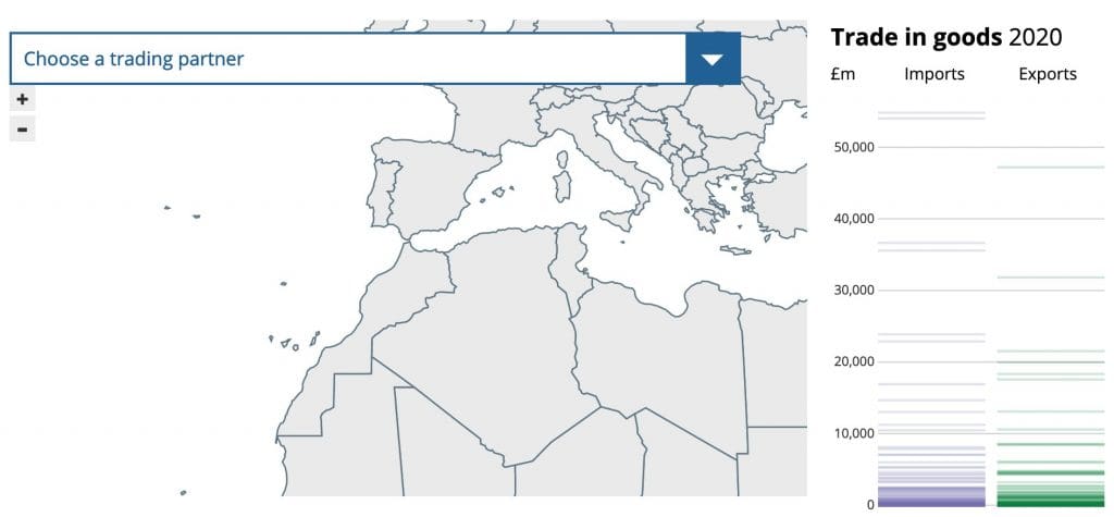 Le Sahara rattaché au Maroc sur les cartes officielles du Bureau des statistiques nationales du Royaume-Uni