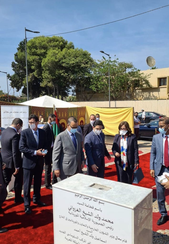 À Rabat, pose de la première pierre du nouveau complexe diplomatique mauritanien