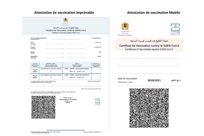 Covid-19 : Les certificats  délivrés par le Maroc désormais valides au sein de l’UE