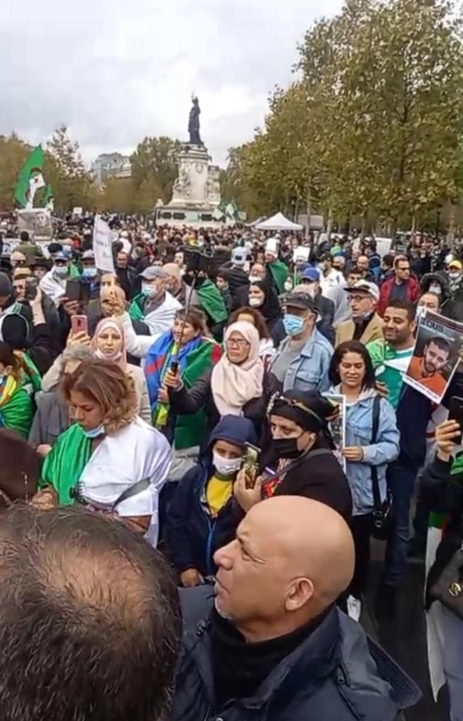 Paris : des pans de la diaspora algérienne mobilisés contre le régime militaire