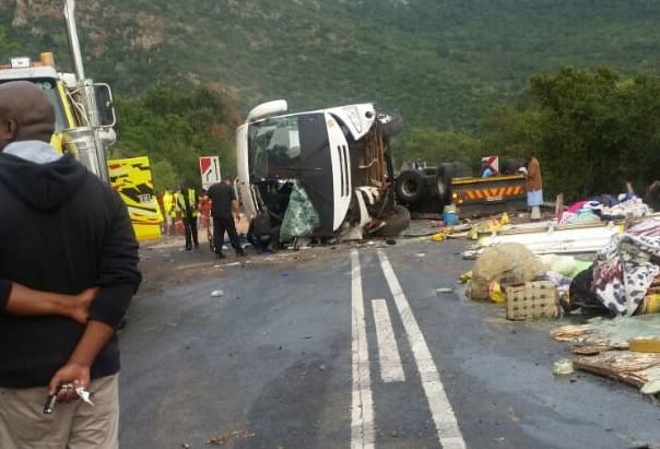 Afrique du Sud: 58 blessés dans un accident de bus