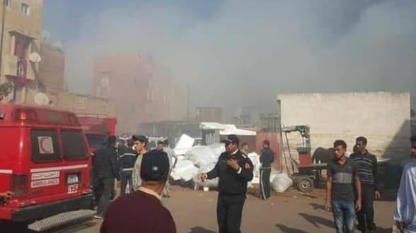 Un incendie dans un marché populaire de Casablanca maitrisé
