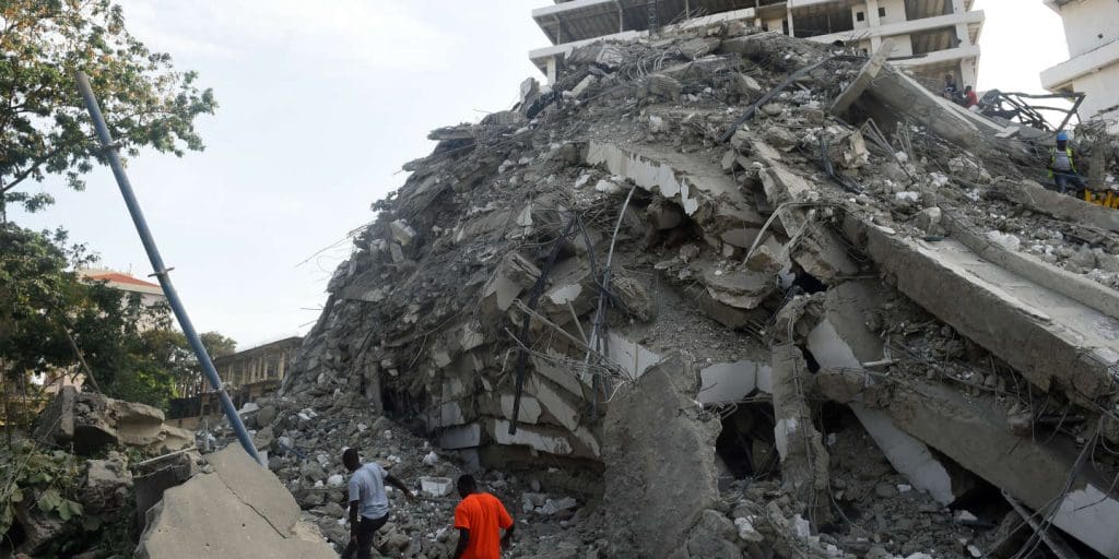 Lagos : L’effondrement d’un immeuble fait 36 morts et 9 survivants
