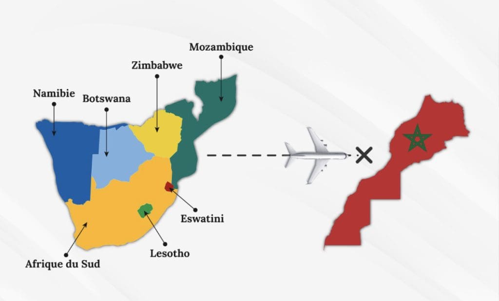 Covid-19 : le Maroc suspend les arrivées en provenance d’Afrique australe