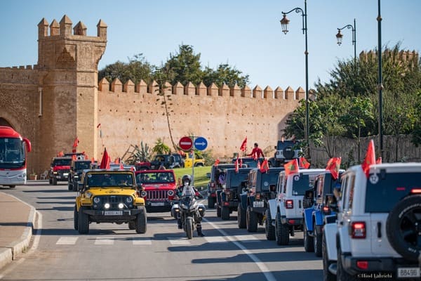 Les jeepers en convoi pour célébrer l’anniversaire de la Marche Verte : reportage photo