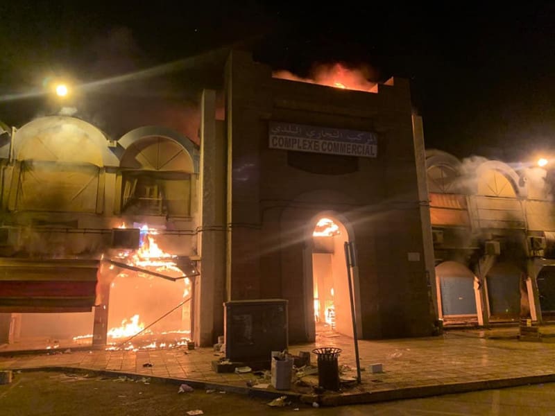 Incendie dans un complexe commercial à Nador, pas de victimes