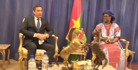 La ministre burkinabè des AE s’entretient avec l’ambassadeur du Maroc à Ouagadougou