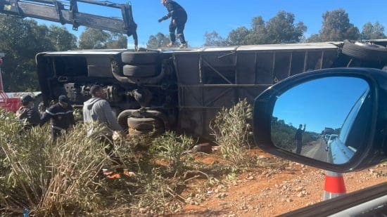 Grave accident entre Allal El Bahrawi et Sidi Yahya El Gharb provoqué les travaux routiers