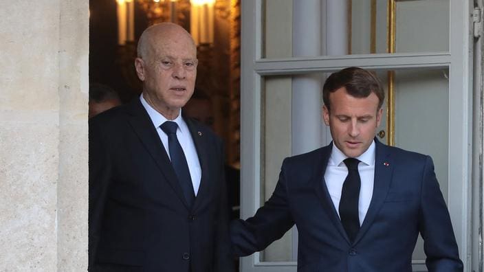 Emmanuel Macron appelle son homologue tunisien à mener une transition «inclusive»