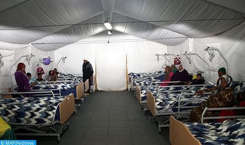 Covid-19 : Un nouvel hôpital de campagne à Marrakech