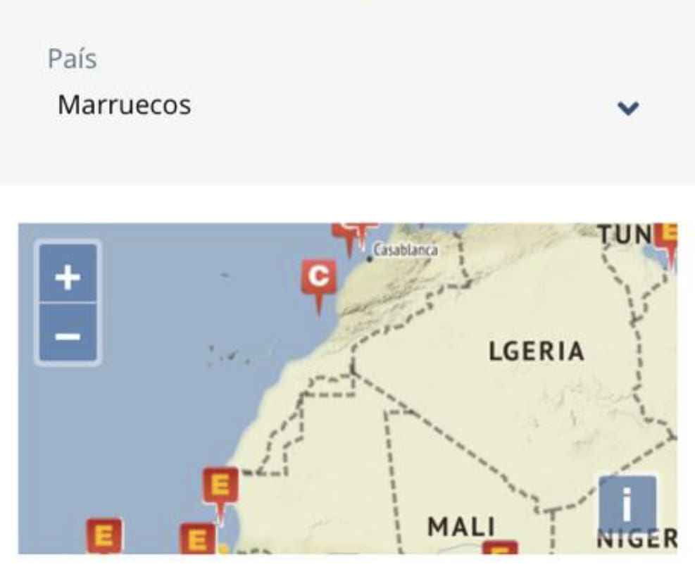 La diplomatie espagnole publie une carte du Maroc sans les pointillés le séparant du Sahara