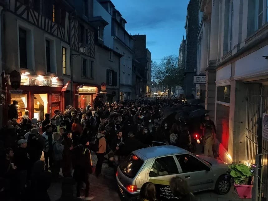 Incidents à Rennes lors d’un rassemblement interdit