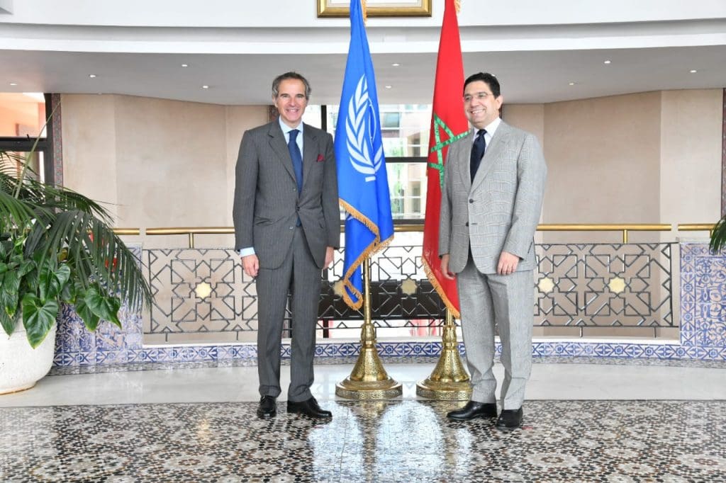 Rafael Grossi et Nasser Bourita examinent les pistes de coopération unissant le Maroc et l’AIEA