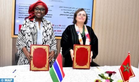 Protection des droits des femmes et des enfants : un accord signé entre le Maroc et la Gambie